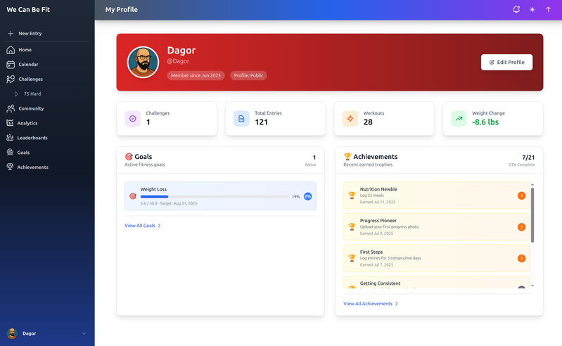 Profile Screenshot